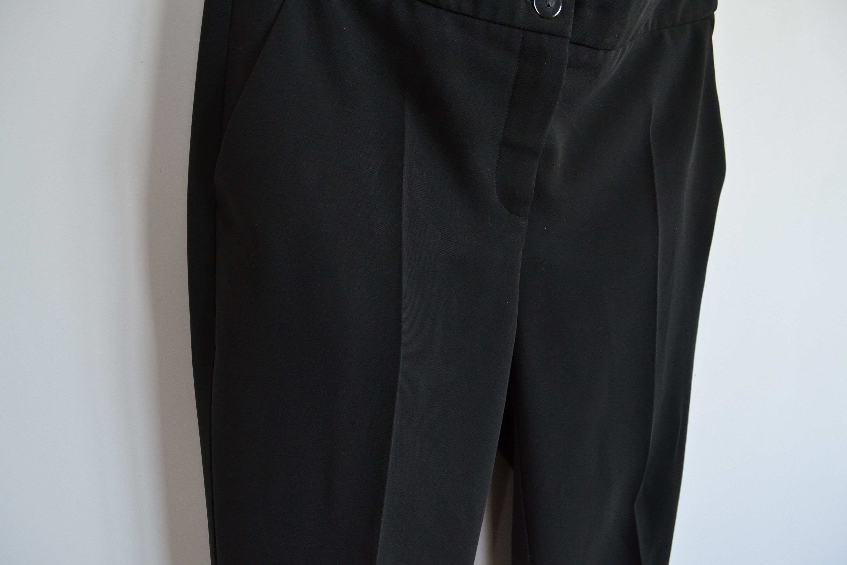 Chanel CHANEL Pants Black Trousers Vintage Logo Button Skinny Size 26" / US 2 / IT 38 - 10 Thumbnail