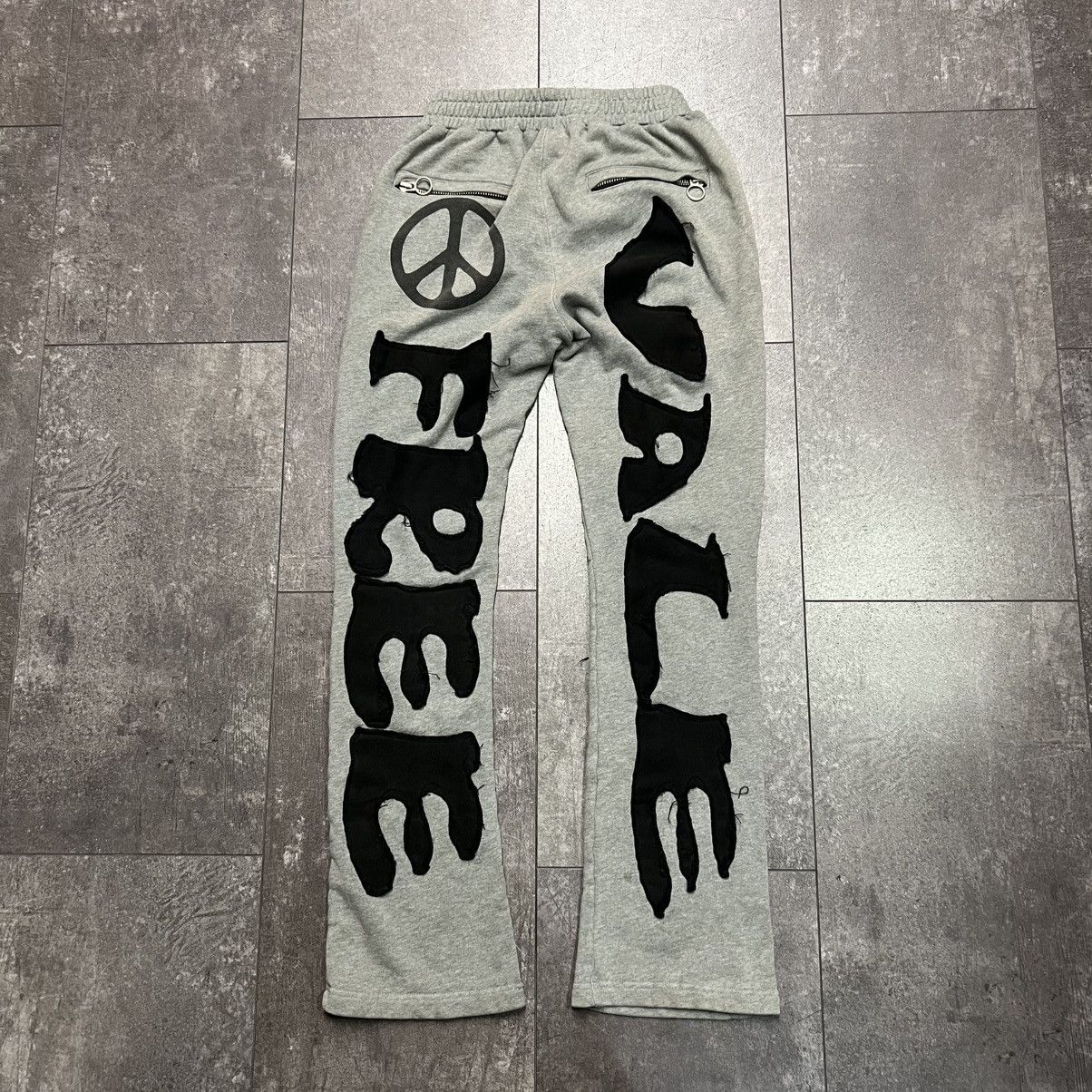 Vale Vale Forever Peace Corp Sweatpants Grey Size US 28 / EU 44 - 2 Thumbnail