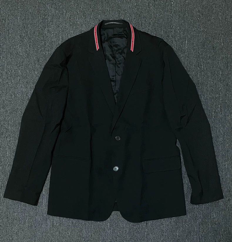 Givenchy Givenchy Black Wool Blazer Verified Wool Fabric Size US XL / EU 56 / 4 - 1 Thumbnail