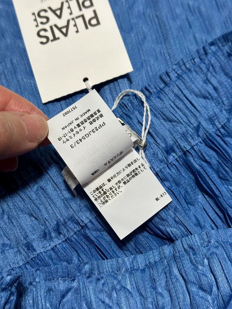 Issey Miyake Issey Miyake size:3 Blue pleated skirt Size 42" / US 20 - 4 Thumbnail
