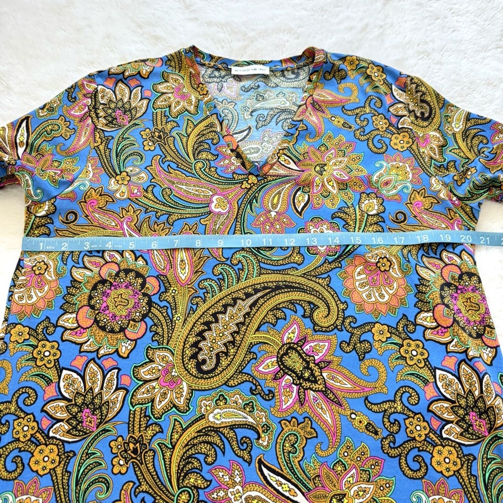 Etro ETRO cotton women Tshirt size L Authentic Retail 480$ Size L / US 10 / IT 46 - 7 Thumbnail