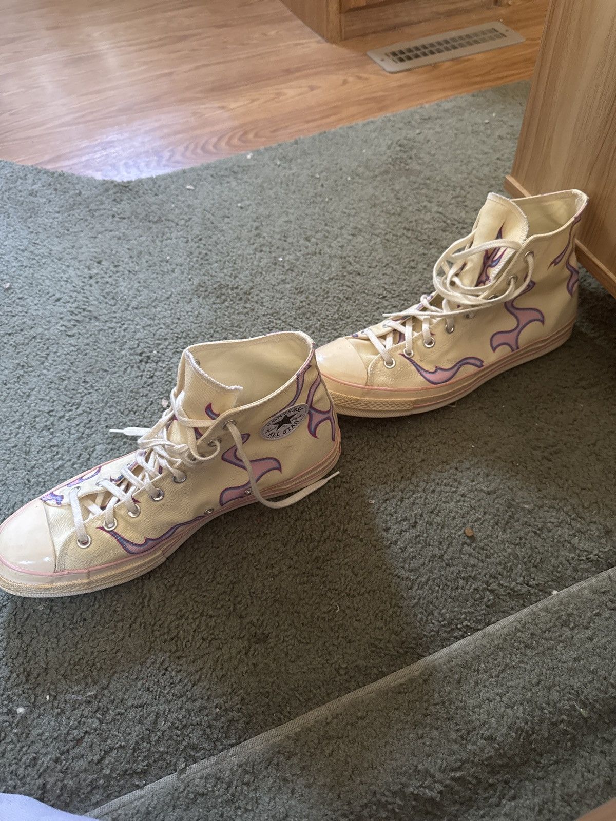 Converse × Golf le Fleur Converse Golf le Fleur x Chuck 70 High Flame Size US 12 / EU 45 - 6 Thumbnail