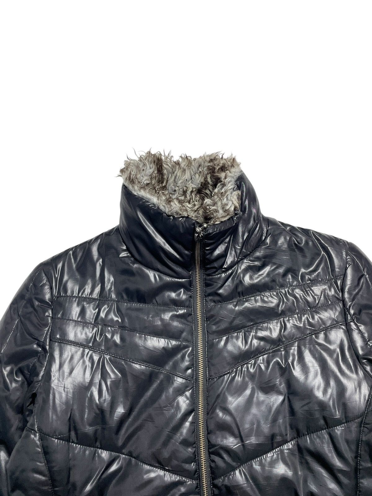 14th Addiction 2000’s Sorridere - Trim Fur Bikers Puffer Jacket Size US M / EU 48-50 / 2 - 8 Thumbnail