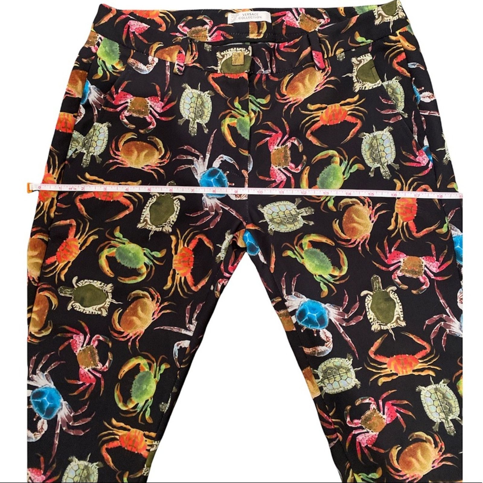 Versace Versace Collection Crabs print trousers SZ40 Size 28" / US 6 / IT 42 - 5 Thumbnail