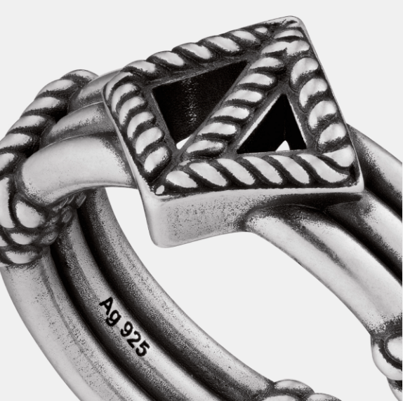 Dior o1w1db10525 Size : OS / R1977H CD Diamond Ring in Silver Size ONE SIZE - 4 Thumbnail