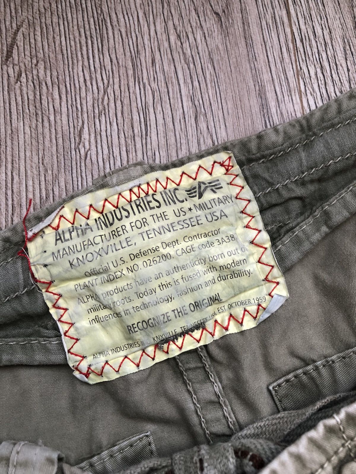 Alpha Industries Alpha Industries Cargo Military Shorts Vintage Size US 31 - 4 Thumbnail