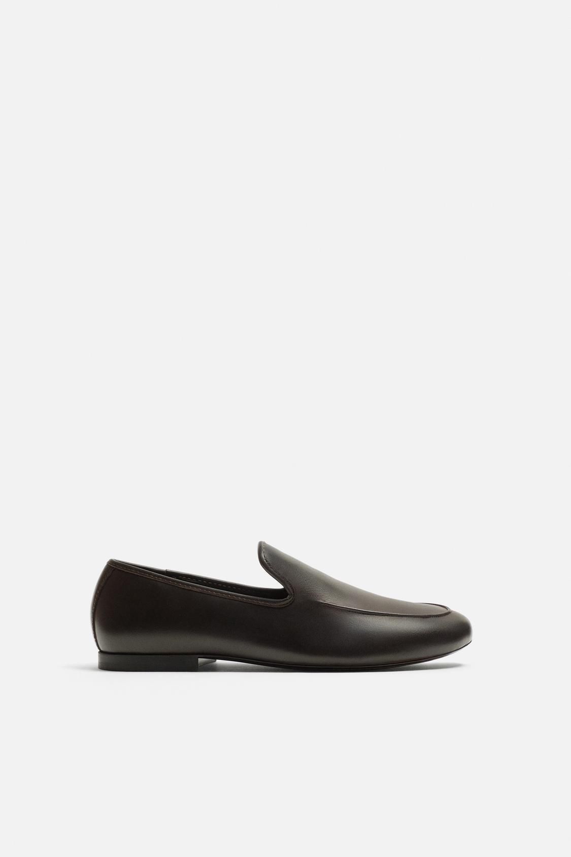 Zara Zara Men's Elegant Black Slip-On Loafers Size US 8 / EU 41 - 5 Thumbnail