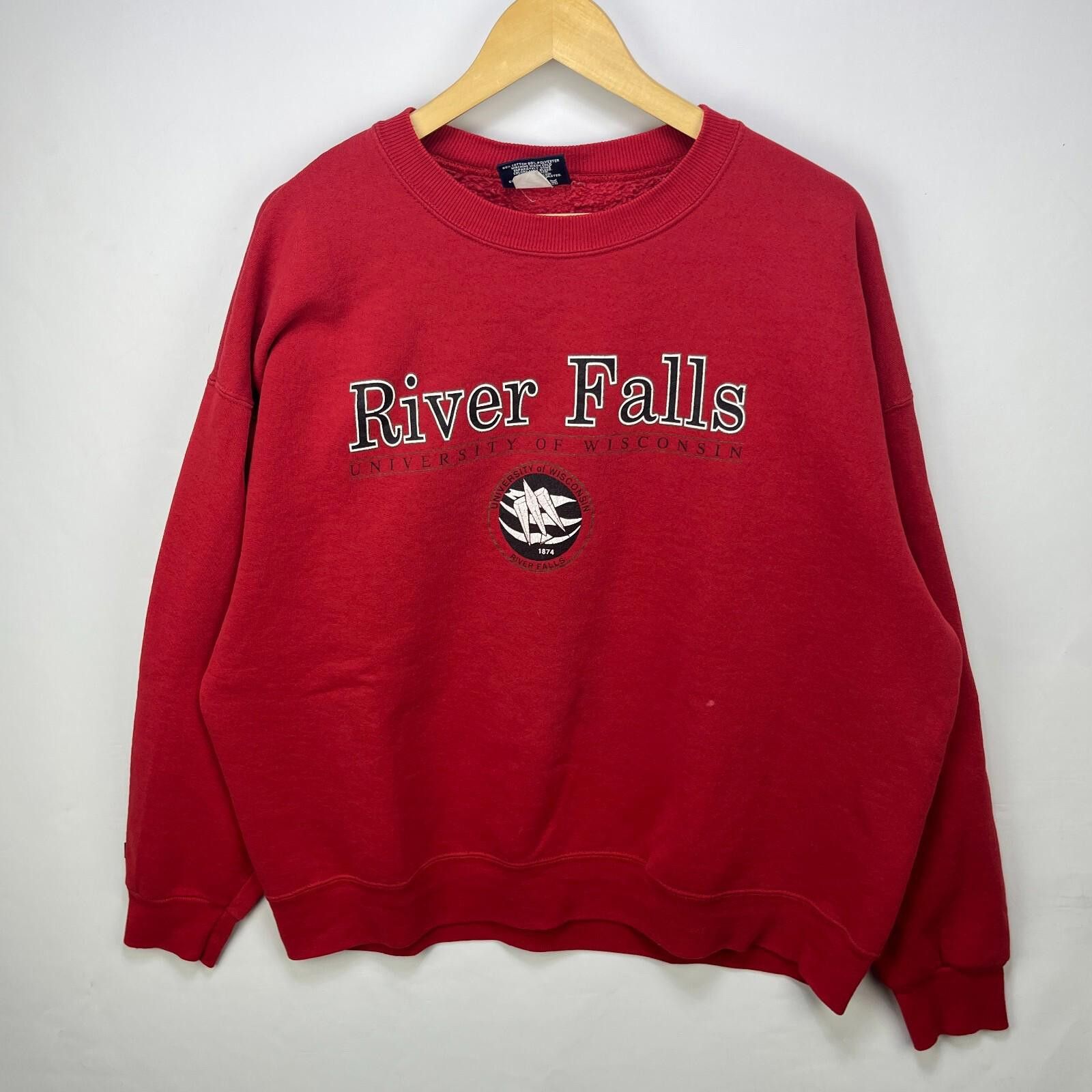 Other Vintage 90s University of Wisconsin River Sweatshirt XL Size ONE SIZE - 1 Thumbnail