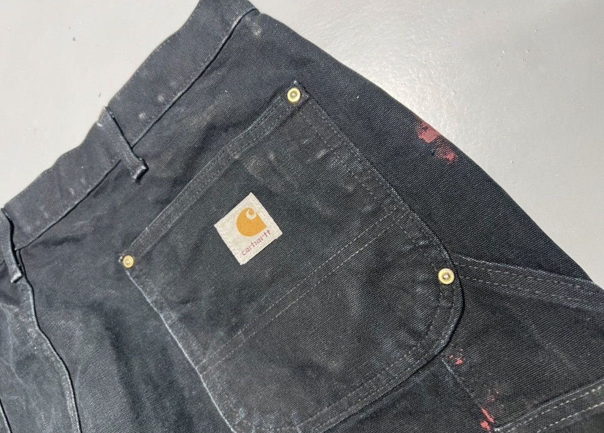 Carhartt Vintage carhartt b01 blk double knee denim Size US 40 / EU 56 - 7 Thumbnail