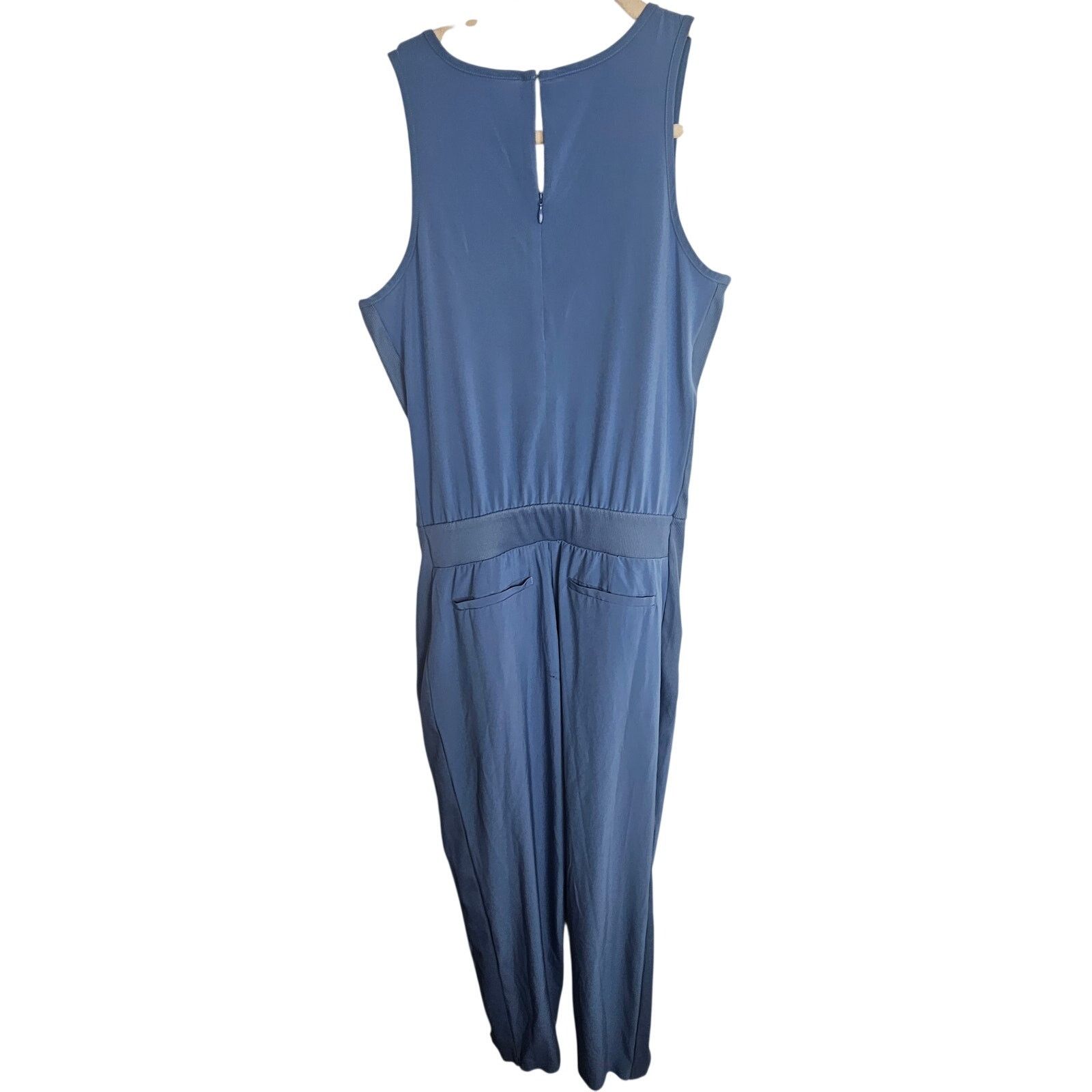 Athleta Athleta Brooklyn Jumpsuit Cottage Blue Size 2 Stretch Active Size 28" / US 6 / IT 42 - 11 Thumbnail