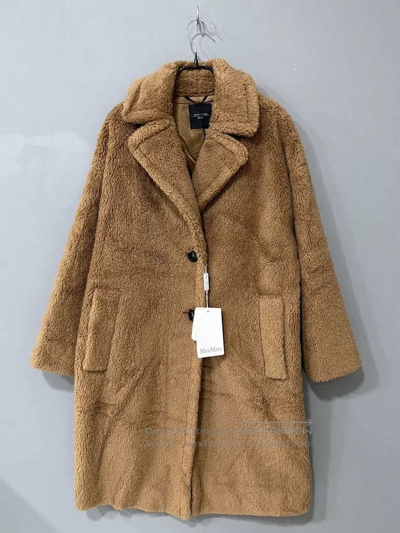 Max Mara Max Mara Camel teddy fur coat jacket Size XS / US 0-2 / IT 36-38 - 2 Thumbnail