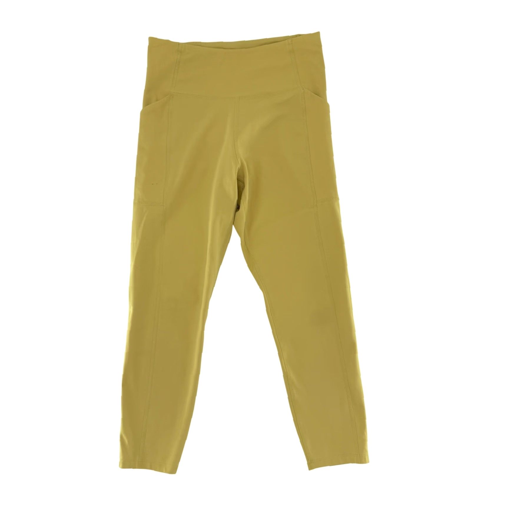 Girlfriend Collective Girlfriend Womens Medium Collective High Rise Pocket Leggings Yellow Yoga Capri Tapered Classic Activewear Womens M Yellow Leggings Size 32" / US 10 / IT 46 - 6 Thumbnail