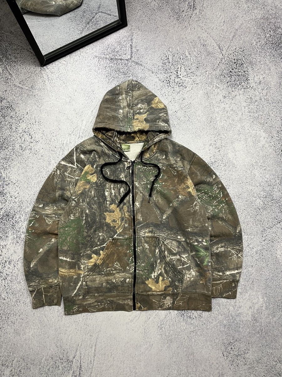 Japanese Brand Crazy Vintage Y2K Realtree Zip Hoodie and Pants Tracksuit Size US M / EU 48-50 / 2 - 7 Thumbnail