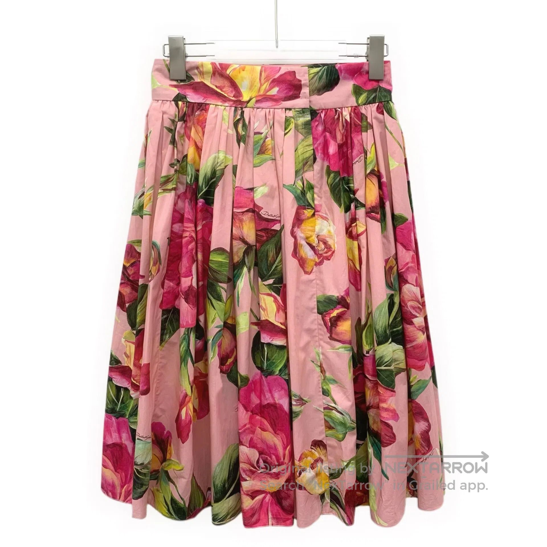 Dolce & Gabbana Dolce Gabbana Color block floral print cotton casual half Size 37" - 2 Thumbnail