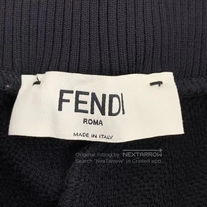 Fendi Fendi Black Cotton Casual Pants for Women . Size 23" - 6 Thumbnail