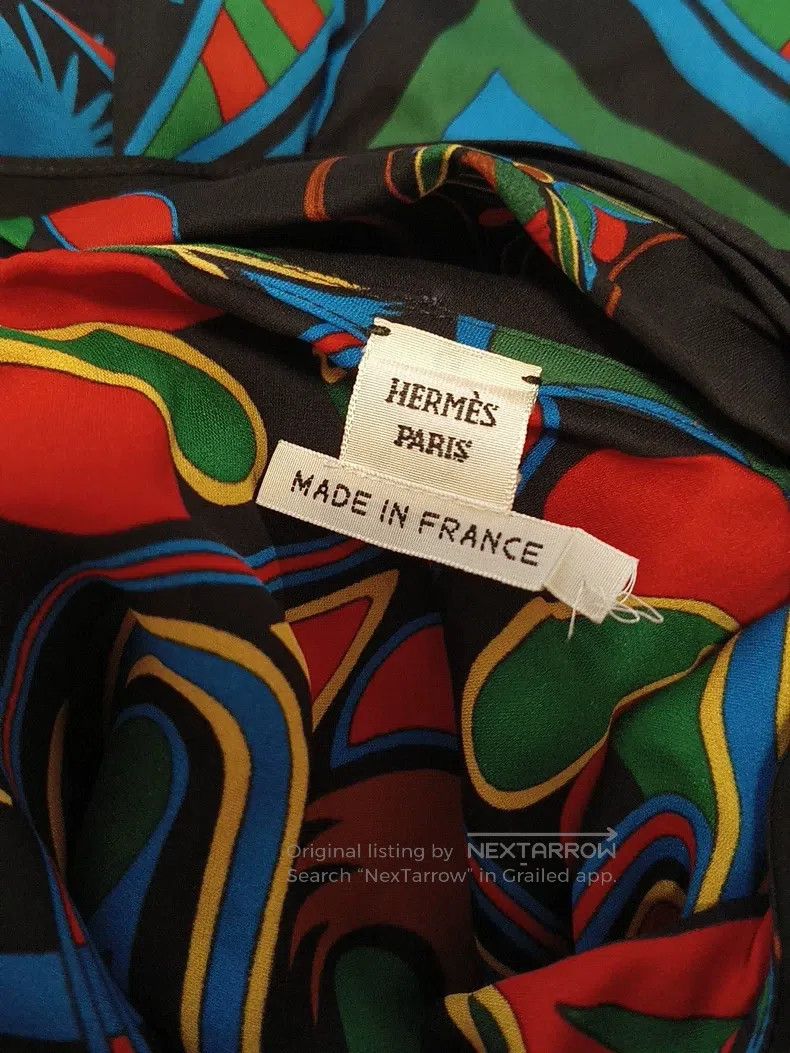 Hermes Hermes Classic Silk Top Size XS / US 0-2 / IT 36-38 - 2 Thumbnail