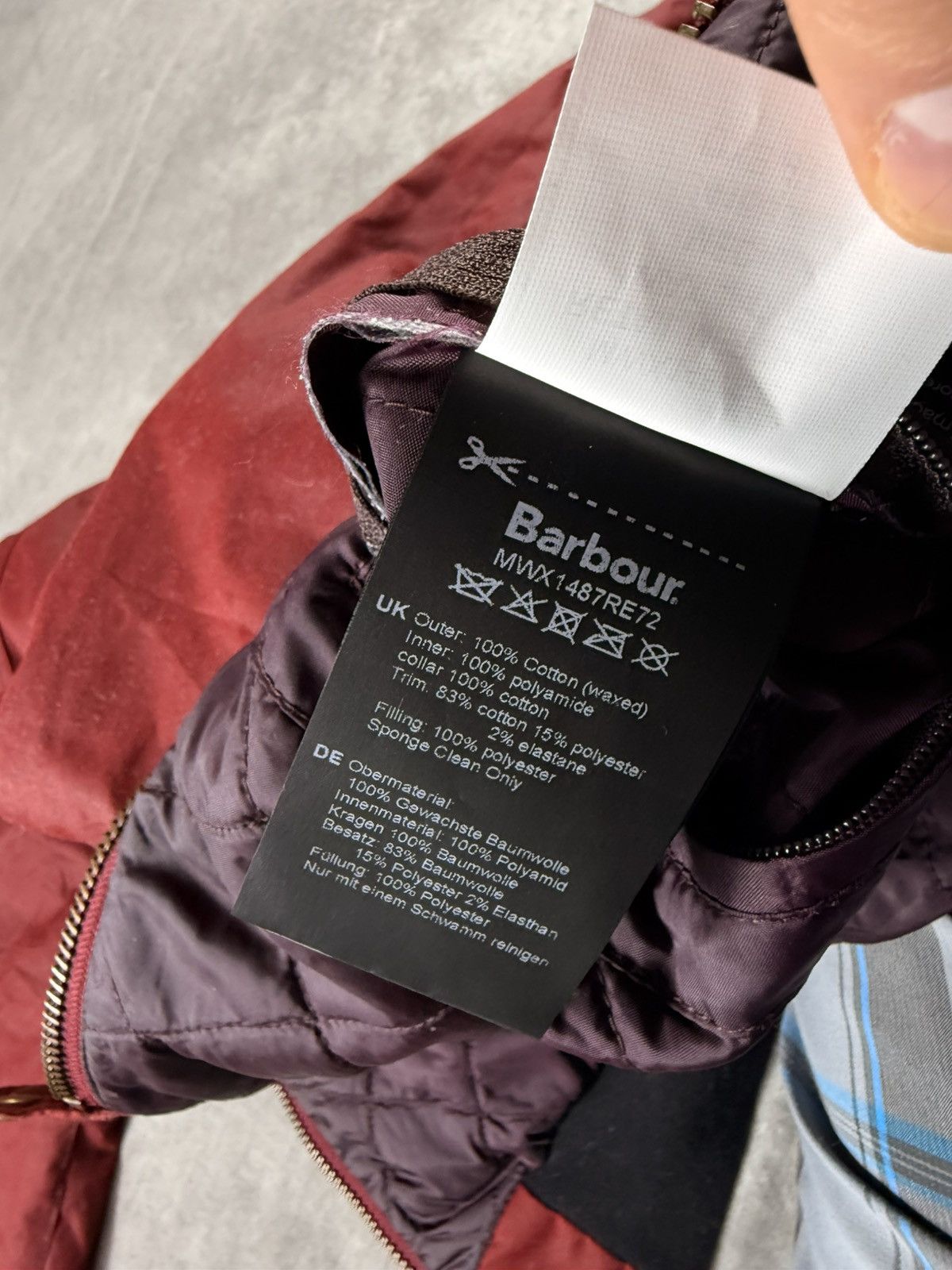 Barbour Barbour International Wax Jacket Burgundy Red Size M MWX Size US M / EU 48-50 / 2 - 12 Thumbnail