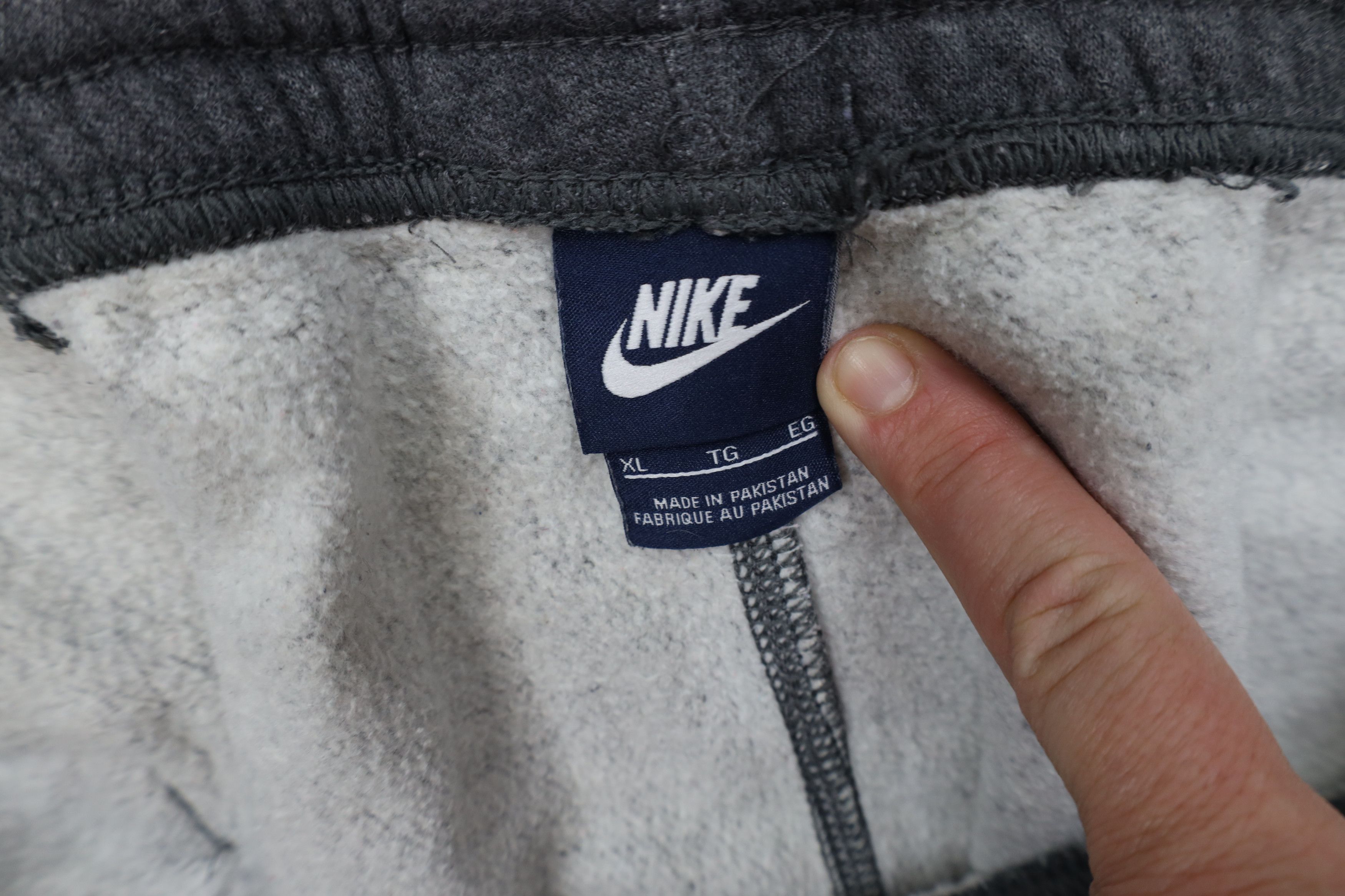 Nike Vintage Y2K Nike Scott Mini Swoosh Wide Leg Sweatpants Gray Size US 38 / EU 54 - 8 Thumbnail