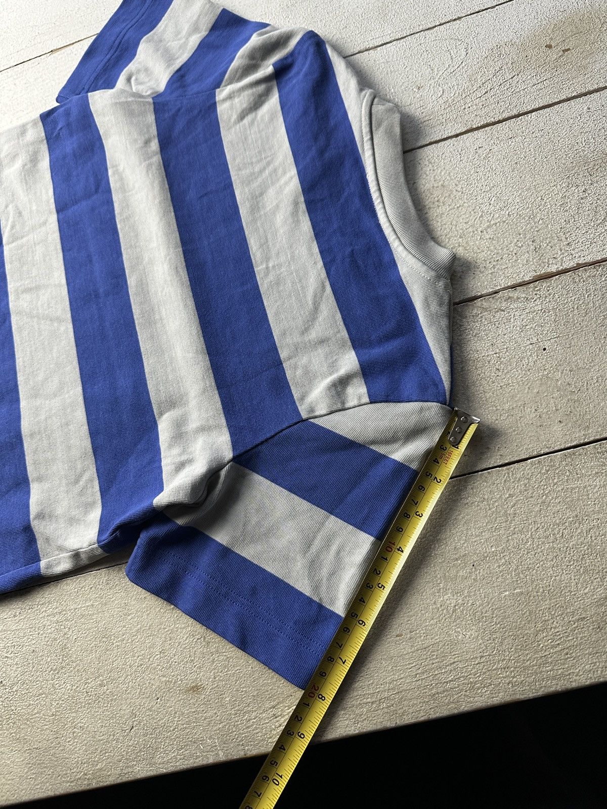 Cos 🚨 COS STRIPED LUXURY WOMEN T-SHIRT BLUE WHITE Size XS / US 0-2 / IT 36-38 - 16 Thumbnail