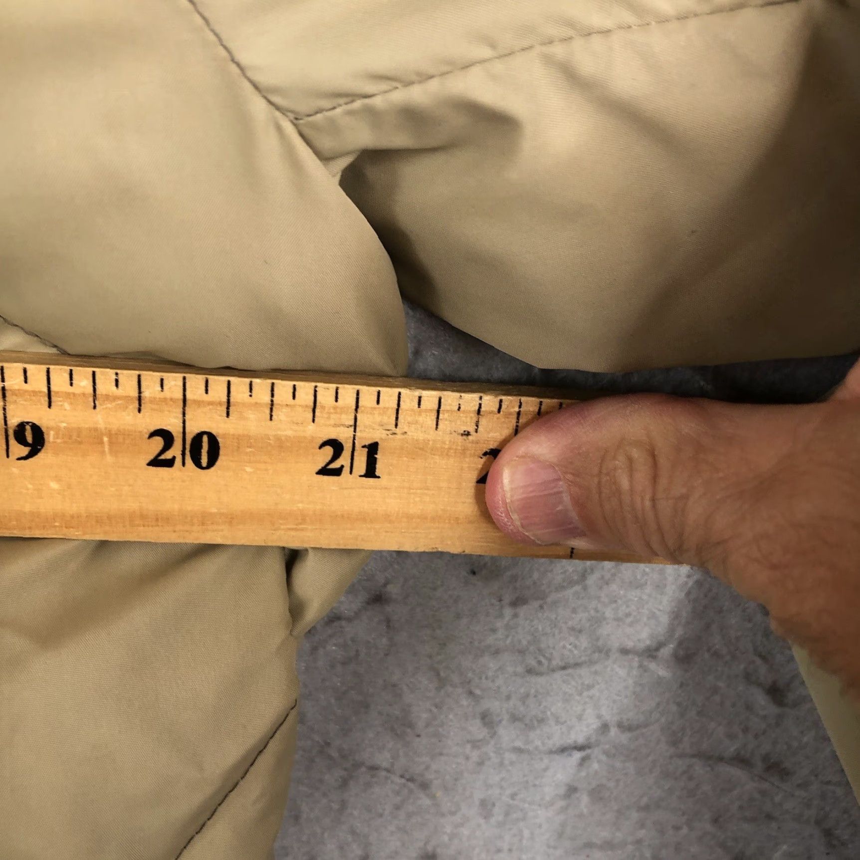 Vintage VINTAGE Tempco Jacket Mens 40 Beige Down Insulated Full Zip Up Puffer Coat Outdoor Winter Regular Men Beige Down Insulated Zip Jacket Size US XXS / EU 40 - 5 Thumbnail