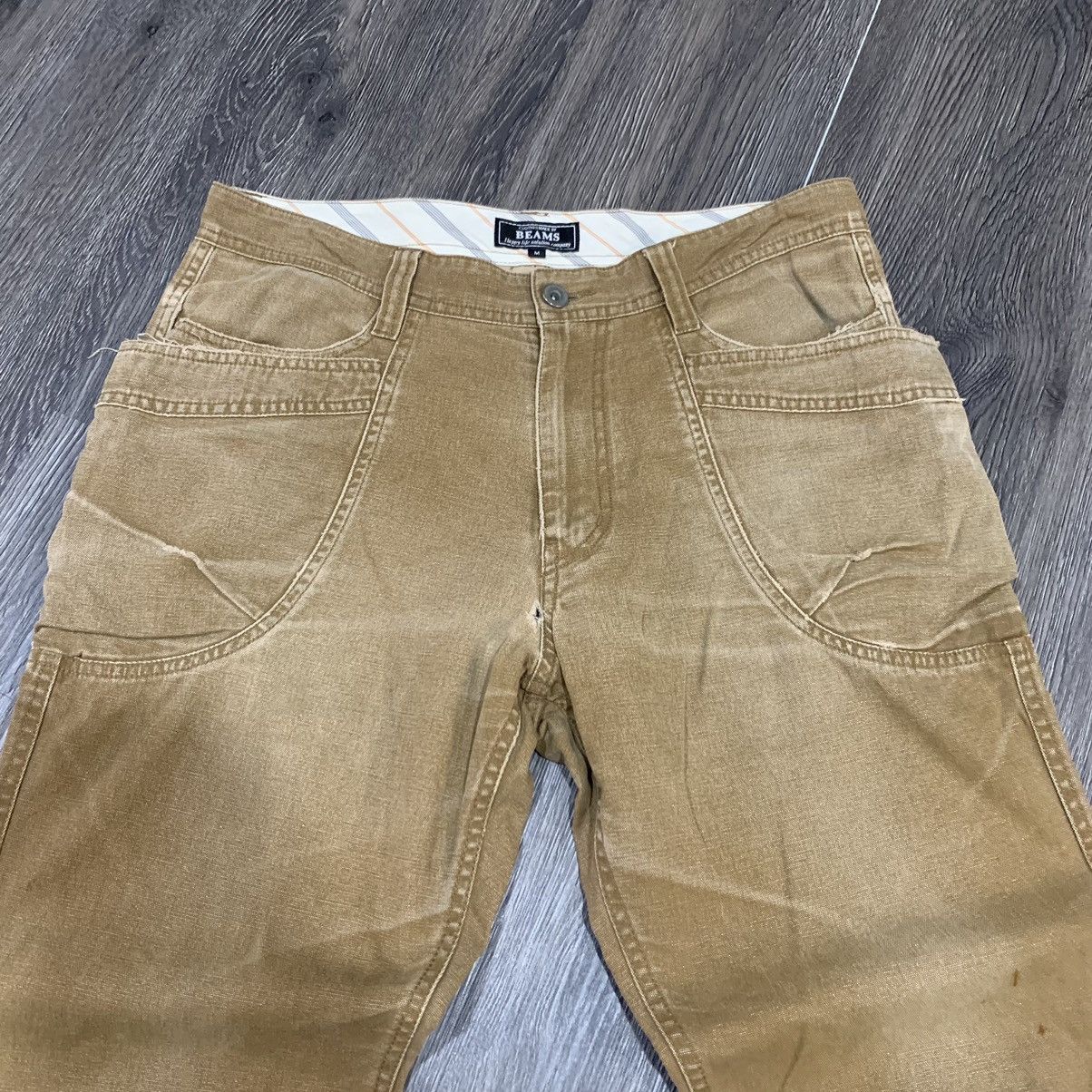 Beams Plus 🇯🇵Vintage Beams Duck Cotton Gardener Denim Pants🇯🇵 Size US 34 / EU 50 - 2 Thumbnail
