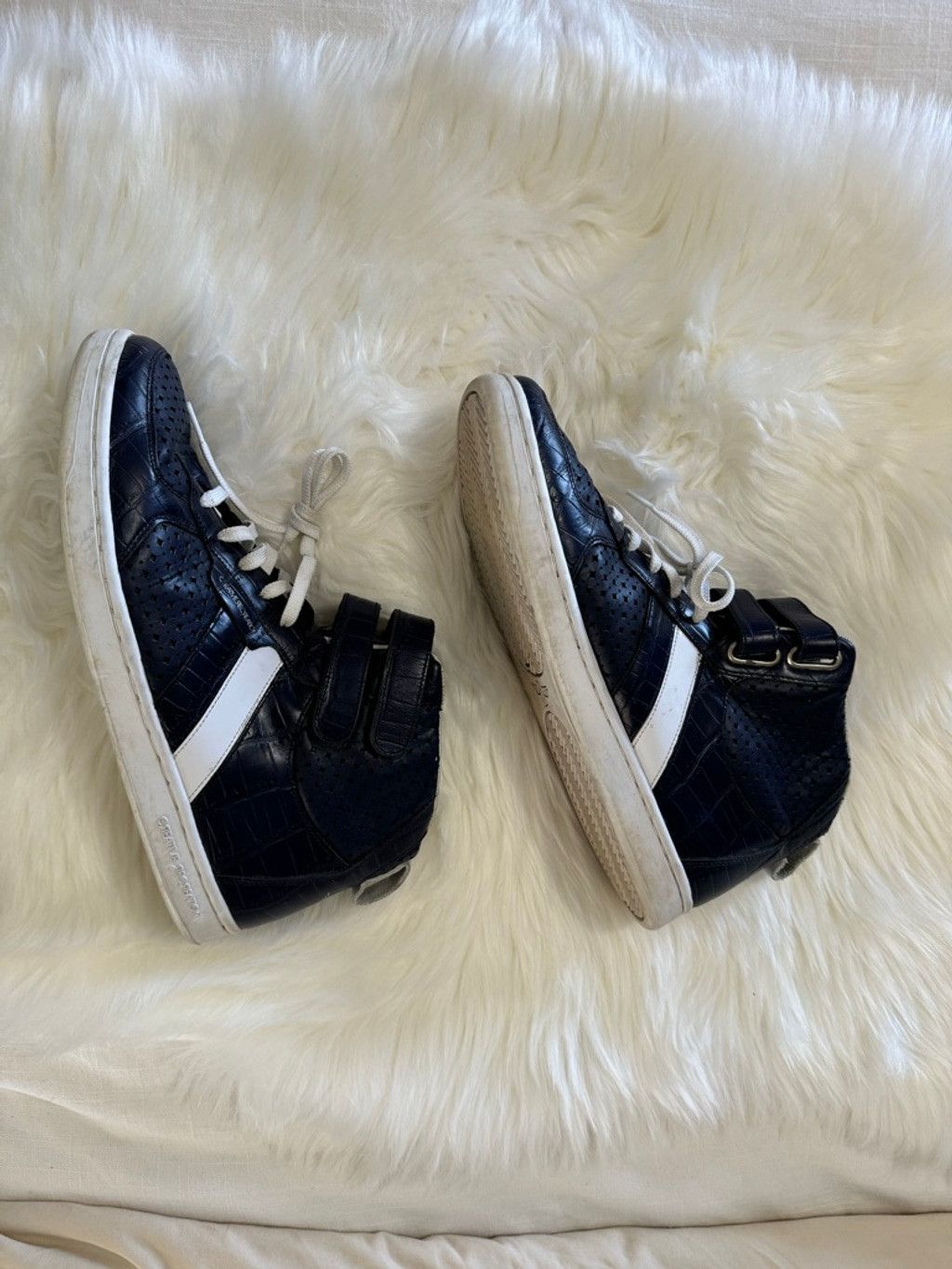 Creative Recreation Creative Recreation | Blue Croc Embossed Sneakers | 12 Size US 12 / EU 45 - 4 Thumbnail