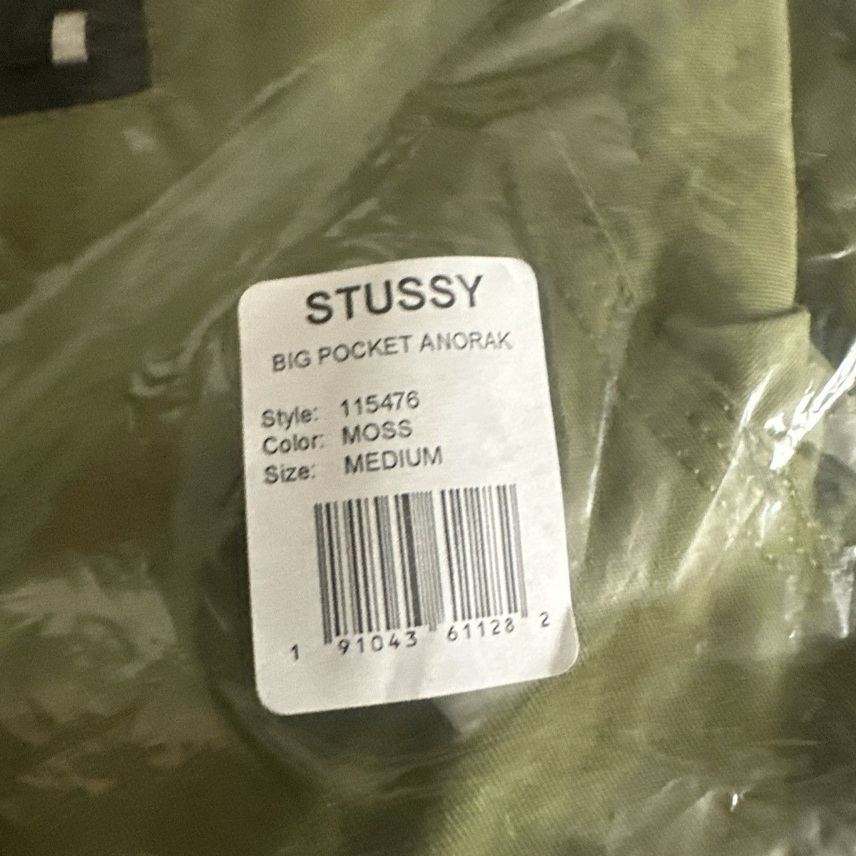 Stussy Stussy Big Pocket Anorak Jacket Green Size M (Fits L) Size US M / EU 48-50 / 2 - 11 Thumbnail