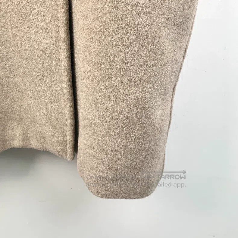 Other Max Mara Khaki Alpaca Hair Lapel Double Breasted Long Slee Size S / US 4 / IT 40 - 5 Thumbnail