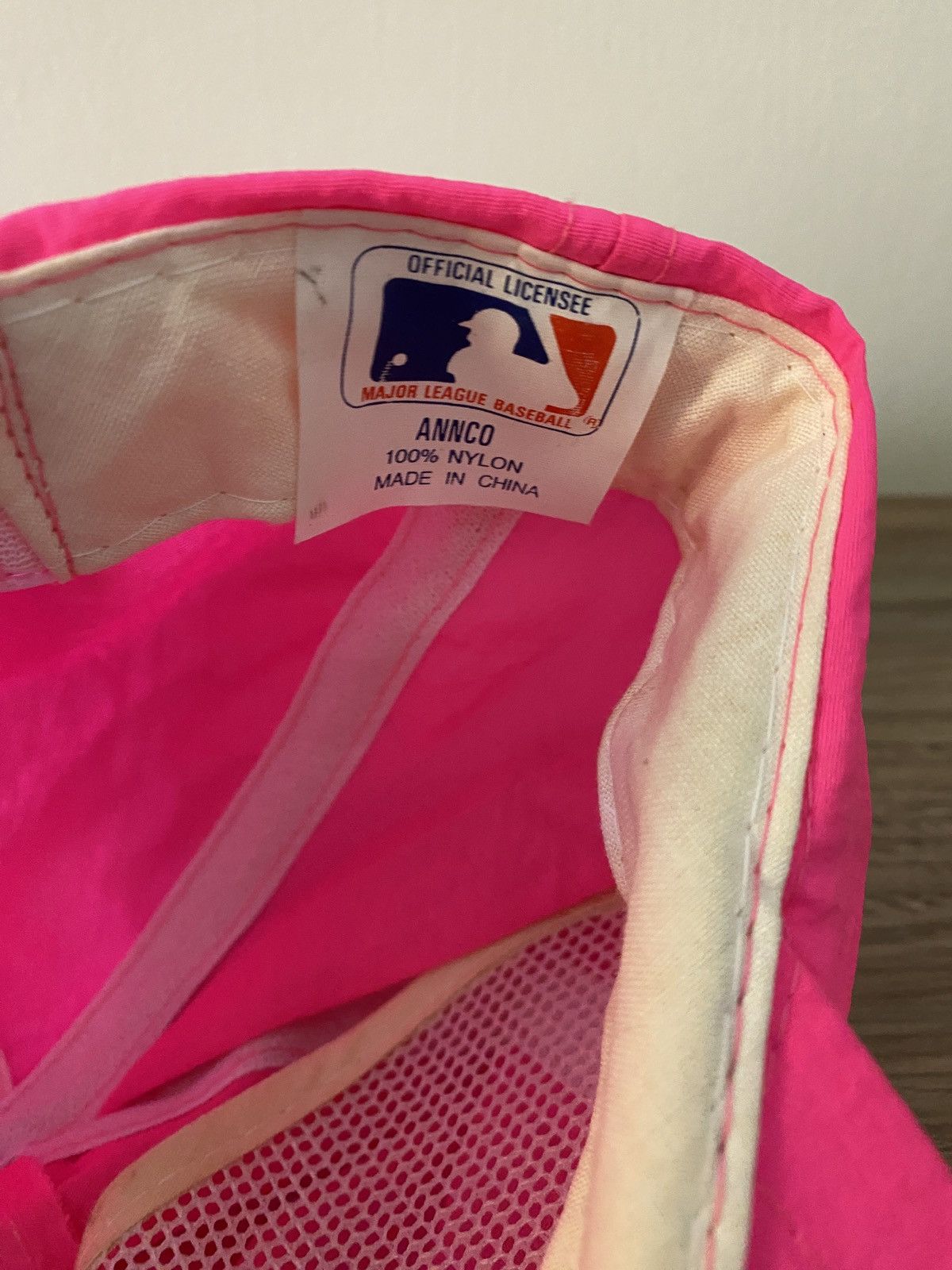 MLB × Vintage Vintage NWT Phillies Hot Pink Nylon Snap Back Hat Cap New Size ONE SIZE - 12 Thumbnail