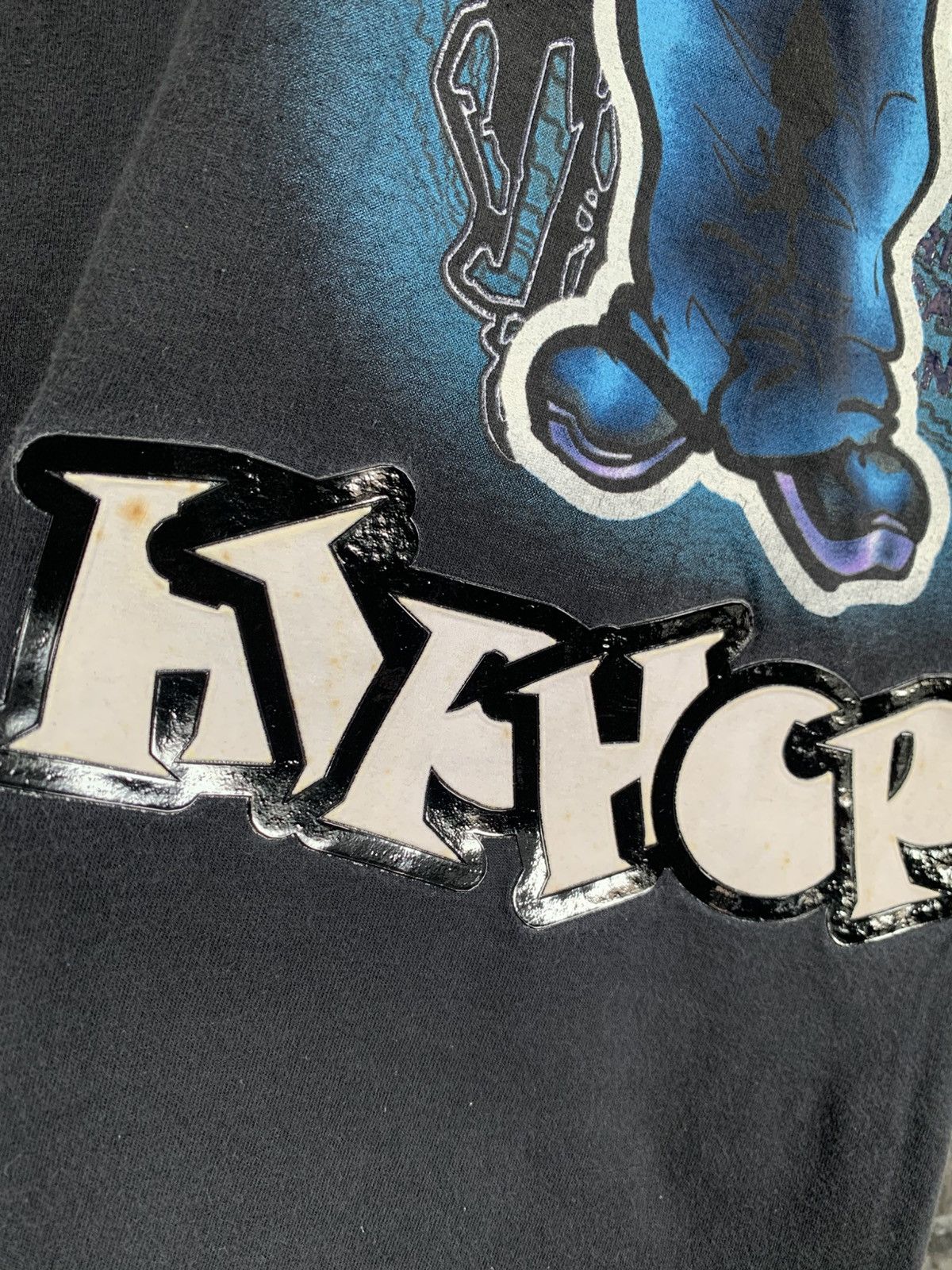 Rap Tees × Vintage Vintage Hip Hop Y2k Style / Streetwear / Baggy Style T shirt Size US XL / EU 56 / 4 - 3 Thumbnail
