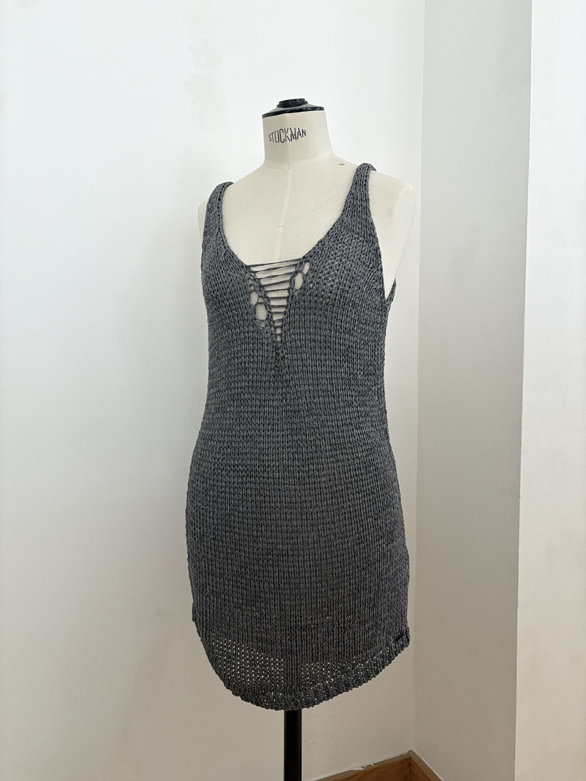 Diesel Knitted grey DIESEL dress Size M / US 6-8 / IT 42-44 - 3 Thumbnail