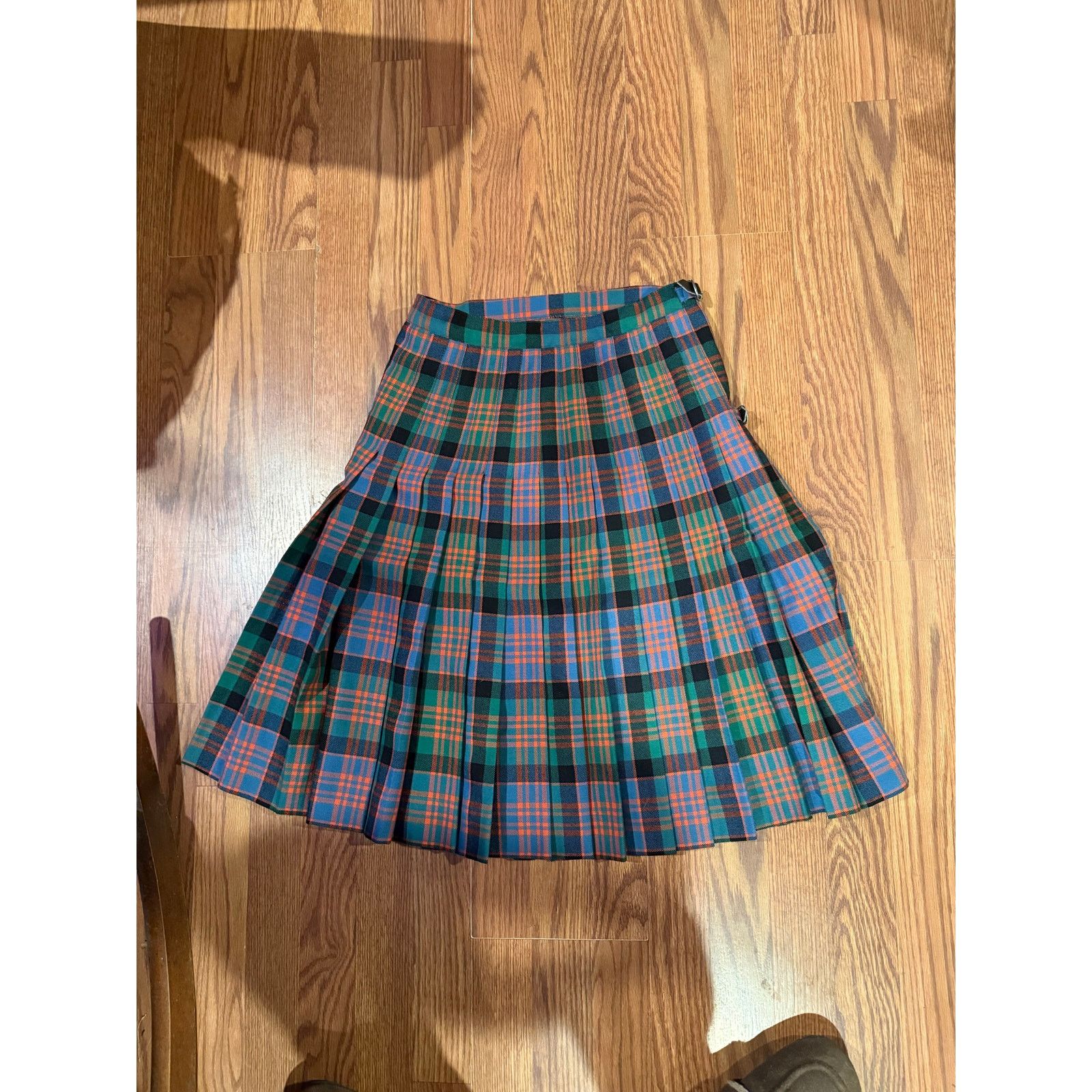 Other Vintage Scottish Wool Tartan Kilt Clan Crest Made inScotland Size US 44 / EU 60 - 4 Thumbnail