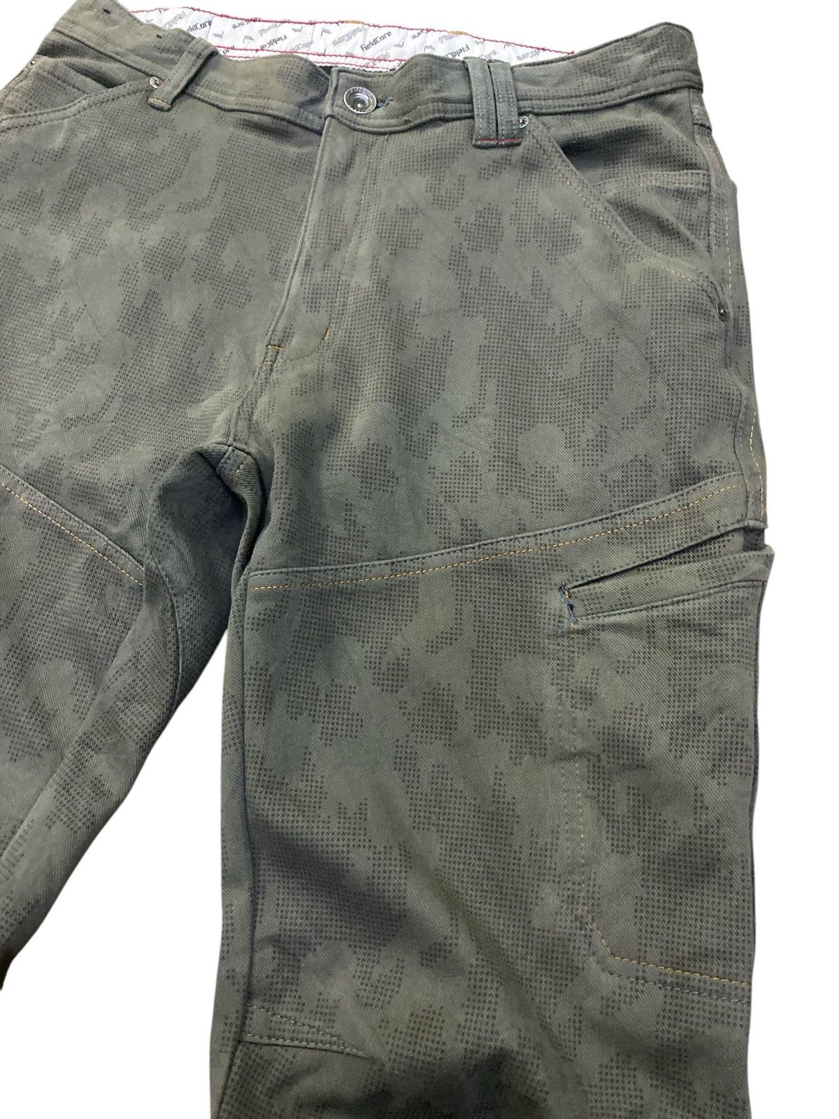 Japanese Brand Rare Field Core Curved Cargo Pants Size US 33 - 3 Thumbnail