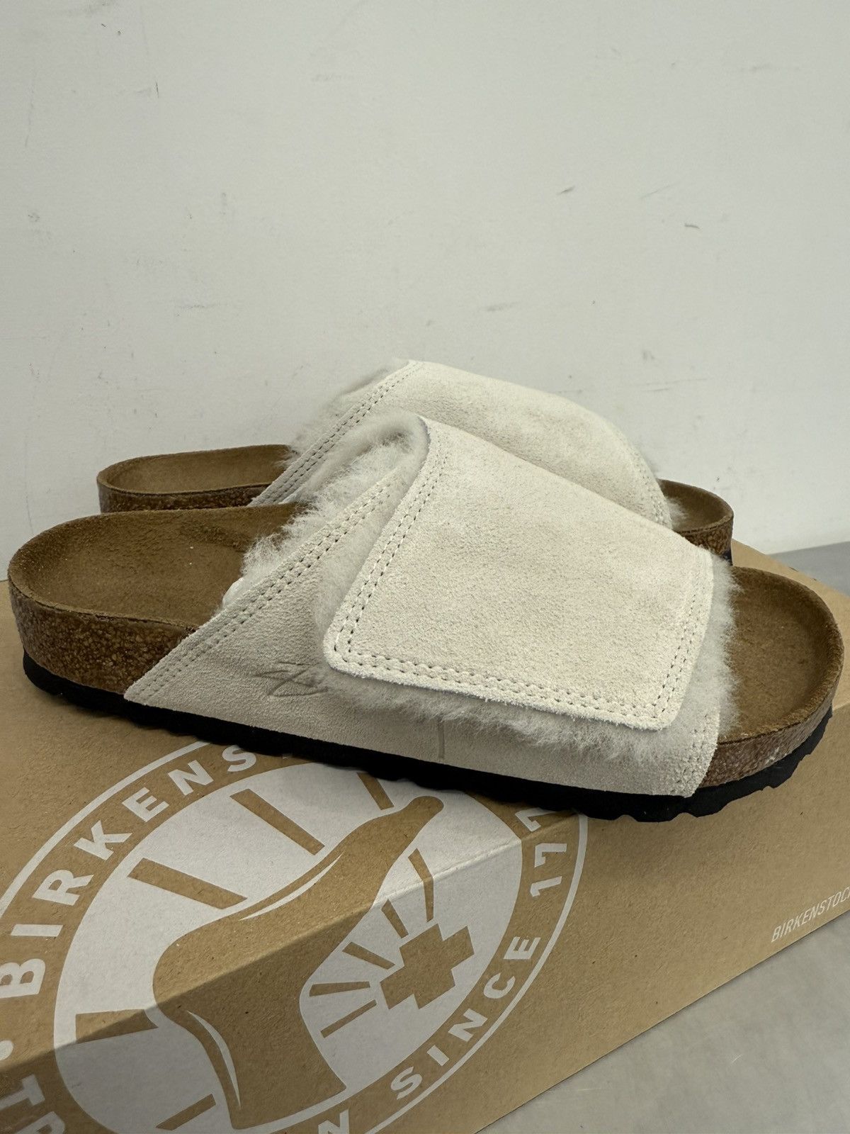 Birkenstock × Stussy Birkenstock Solana Shearling Slide
