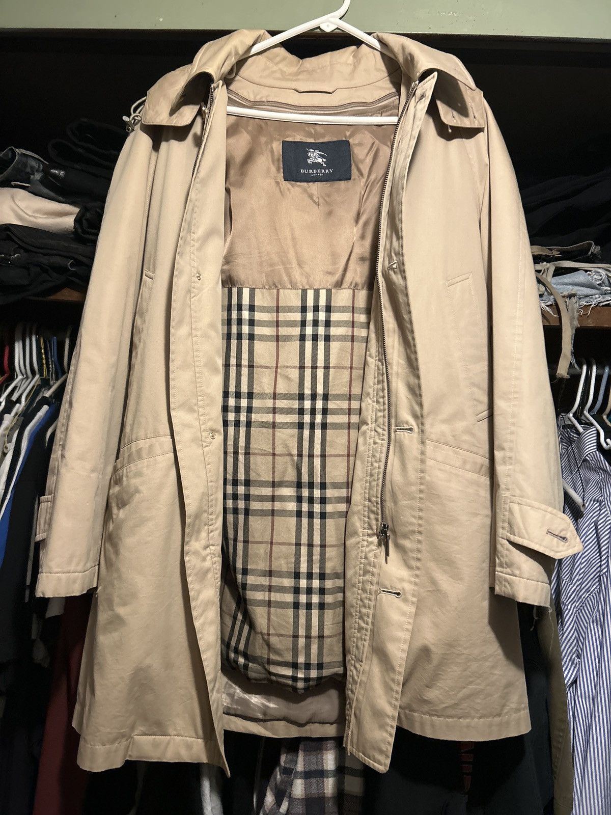 Burberry Burberry Nova Check Trench Coat Size US M / EU 48-50 / 2 - 1 Thumbnail