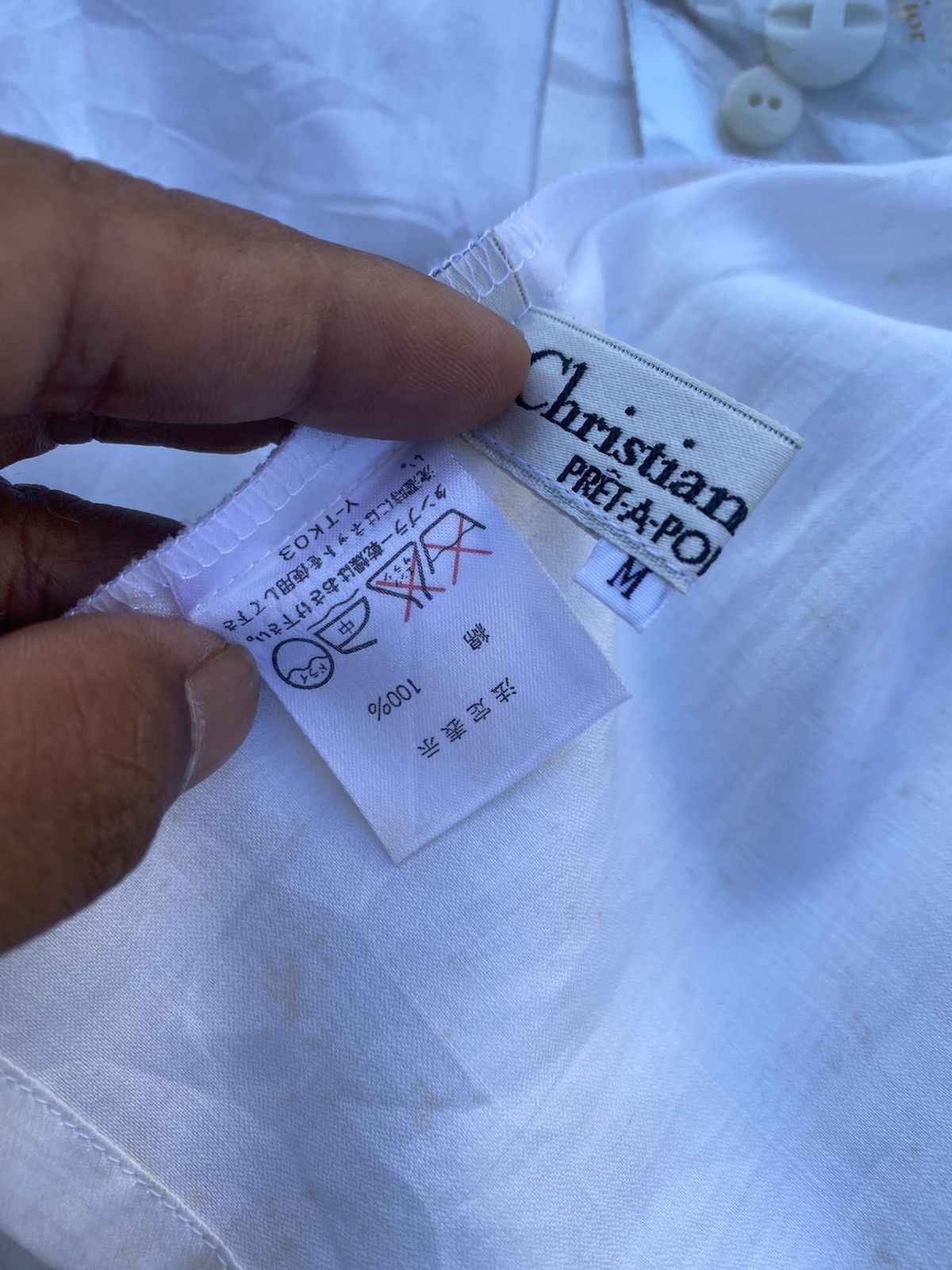 Christian Dior Monsieur Vintage Christian Dior Embroidered Balloon Sleeve Blouse Size M / US 6-8 / IT 42-44 - 19 Thumbnail