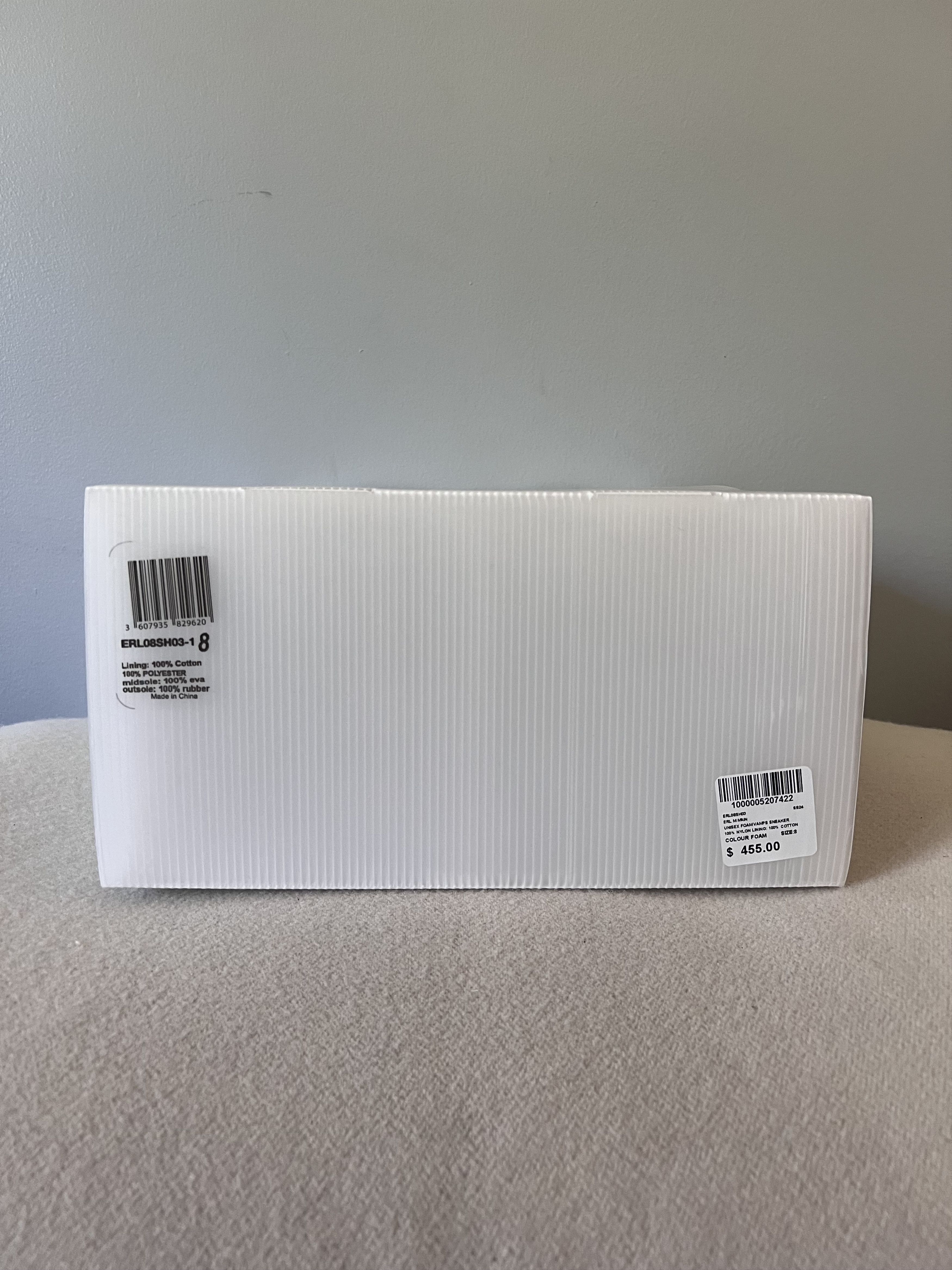 ERL ERL Vamps Sneakers in Cream Foam Size US 8 / EU 41 - 9 Thumbnail