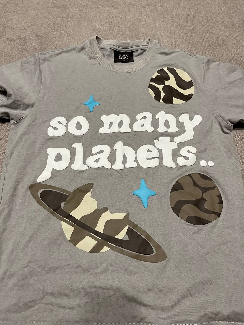 Broken Planet Broken Planet Market Gray T - Shirt So Many Planets .. Size XXS / US 00 / IT 34 - 6 Thumbnail