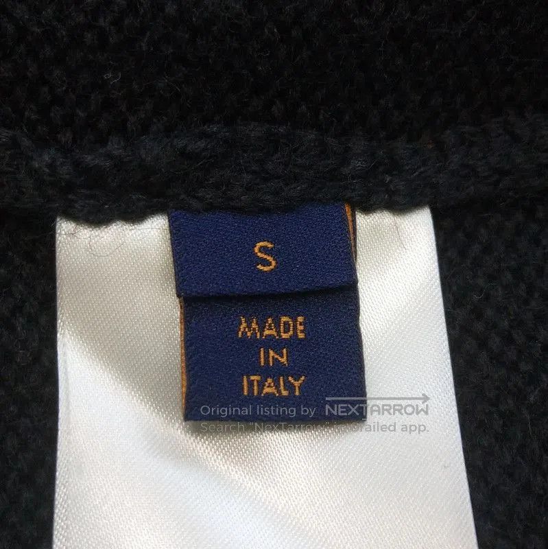 Louis Vuitton Louis Vuitton Black Wool Logo Sweater Size S. Size US S / EU 44-46 / 1 - 8 Thumbnail