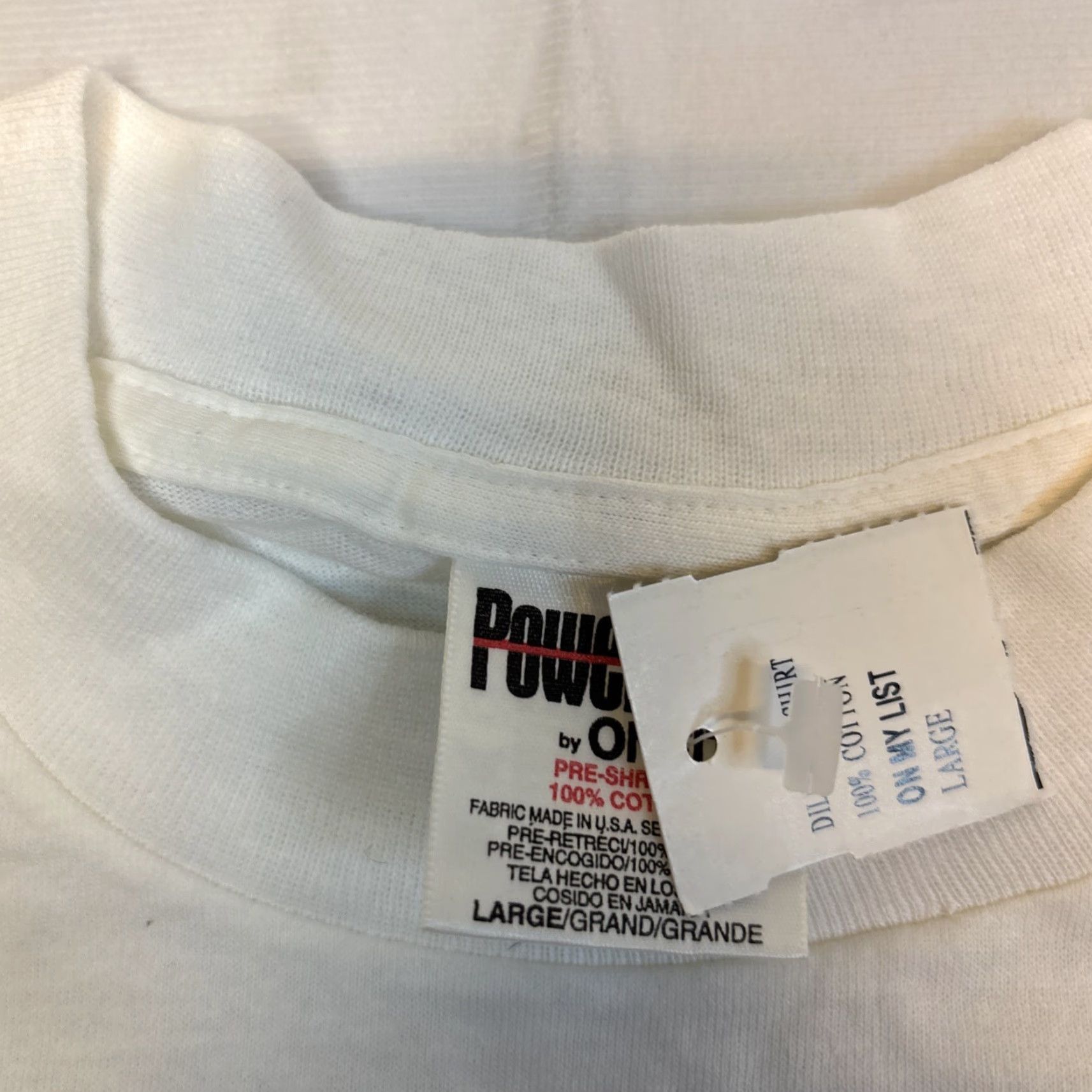 Vintage Power Pro Dilbert Graphic T Shirt Men’s L White You’re On My List NWT Mens T-Shirt Dilbert Cartoon Funny Comics Size US L / EU 52-54 / 3 - 6 Thumbnail