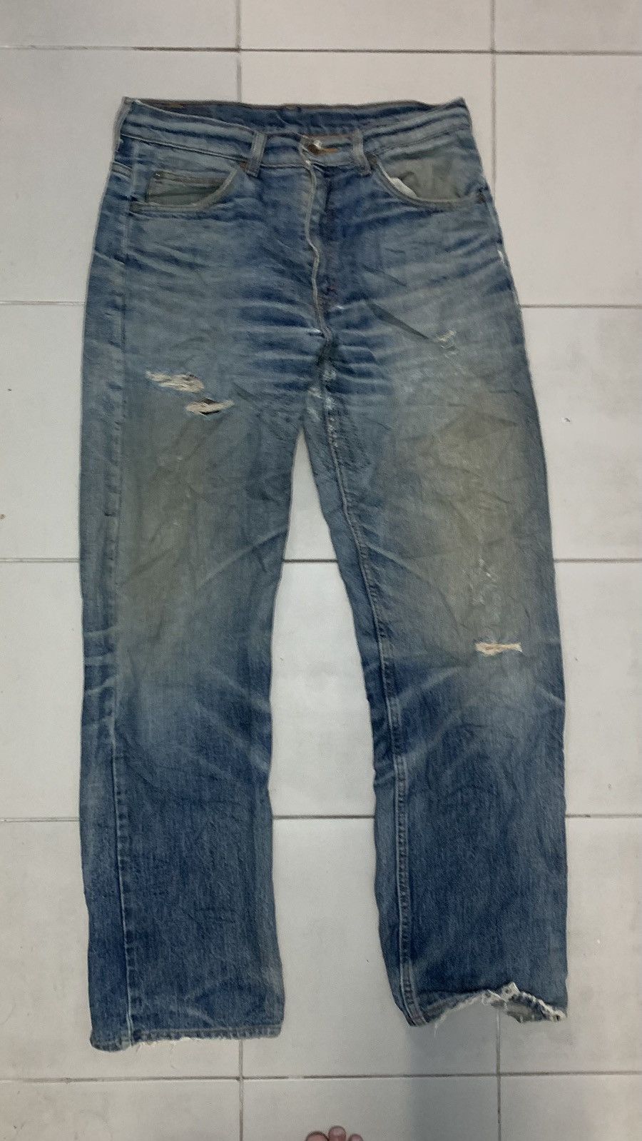 Japanese Brand × Levi's × Vintage Vintage Levis 612 Orange Tag made in Japan Size US 34 / EU 50 - 5 Thumbnail