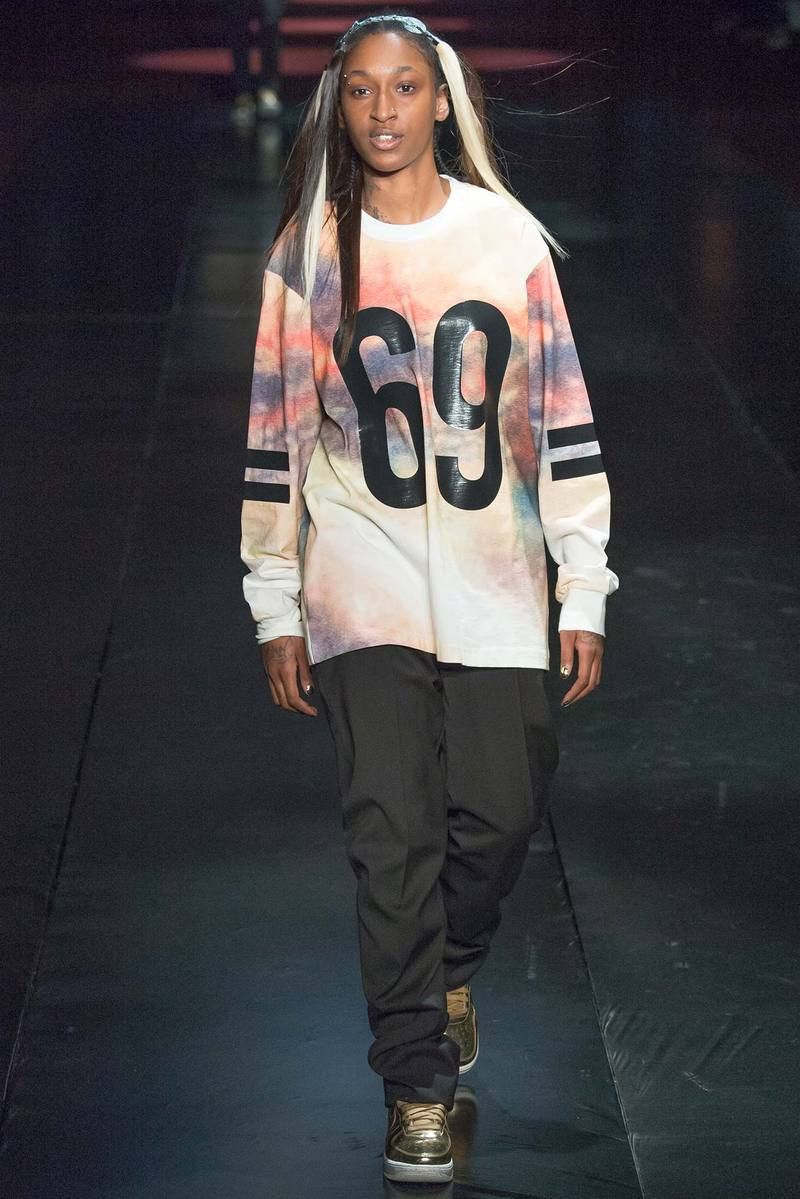 Hood By Air HBA FW14 69 printed tie dye long sleeve shirt Size US M / EU 48-50 / 2 - 10 Thumbnail