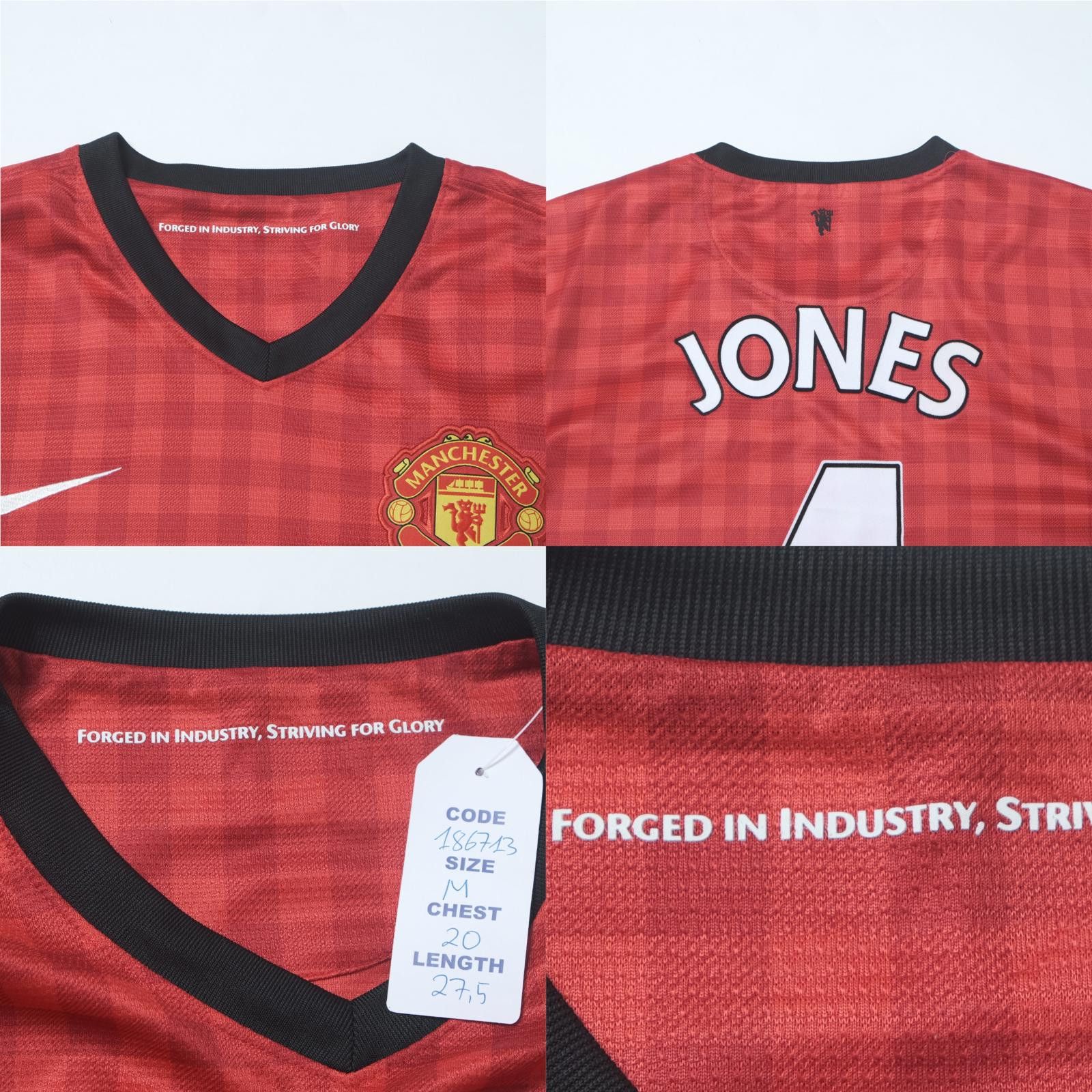 Nike 2012/13 Manchester United Home Shirt Nike Jones (M) Size US M / EU 48-50 / 2 - 5 Thumbnail
