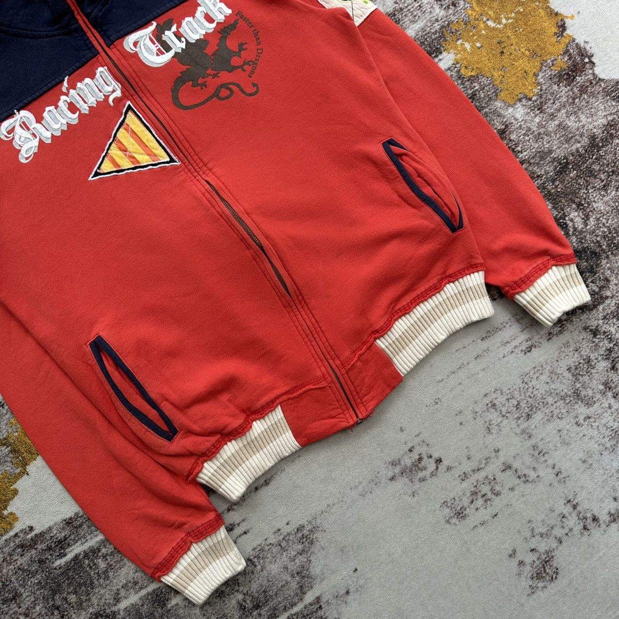 Japanese Brand INTERNATIONAL RACING MOTORSPORT JACKET VINTAGE STYLE Size US M / EU 48-50 / 2 - 2 Thumbnail
