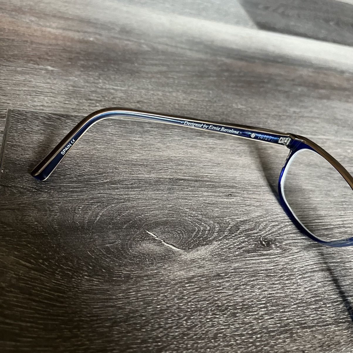 Etnia Barcelona Etnia Barcelona Kyoto Blue Brown Cat Eye Frame Glasses BLBR Size ONE SIZE - 7 Thumbnail