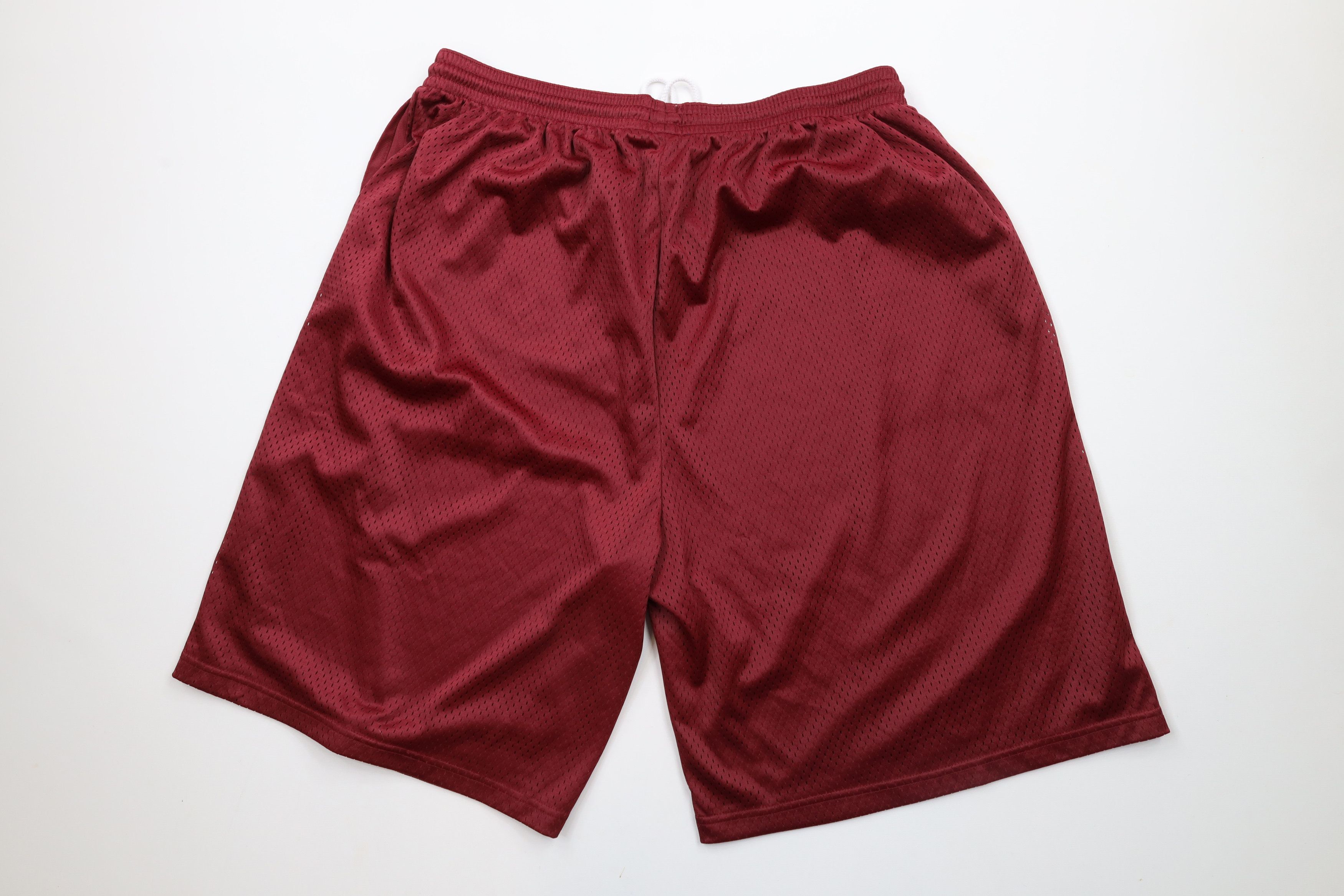 Champion Vintage Champion Logo Mesh Gym Basketball Shorts Red Size US 40 / EU 56 - 8 Thumbnail