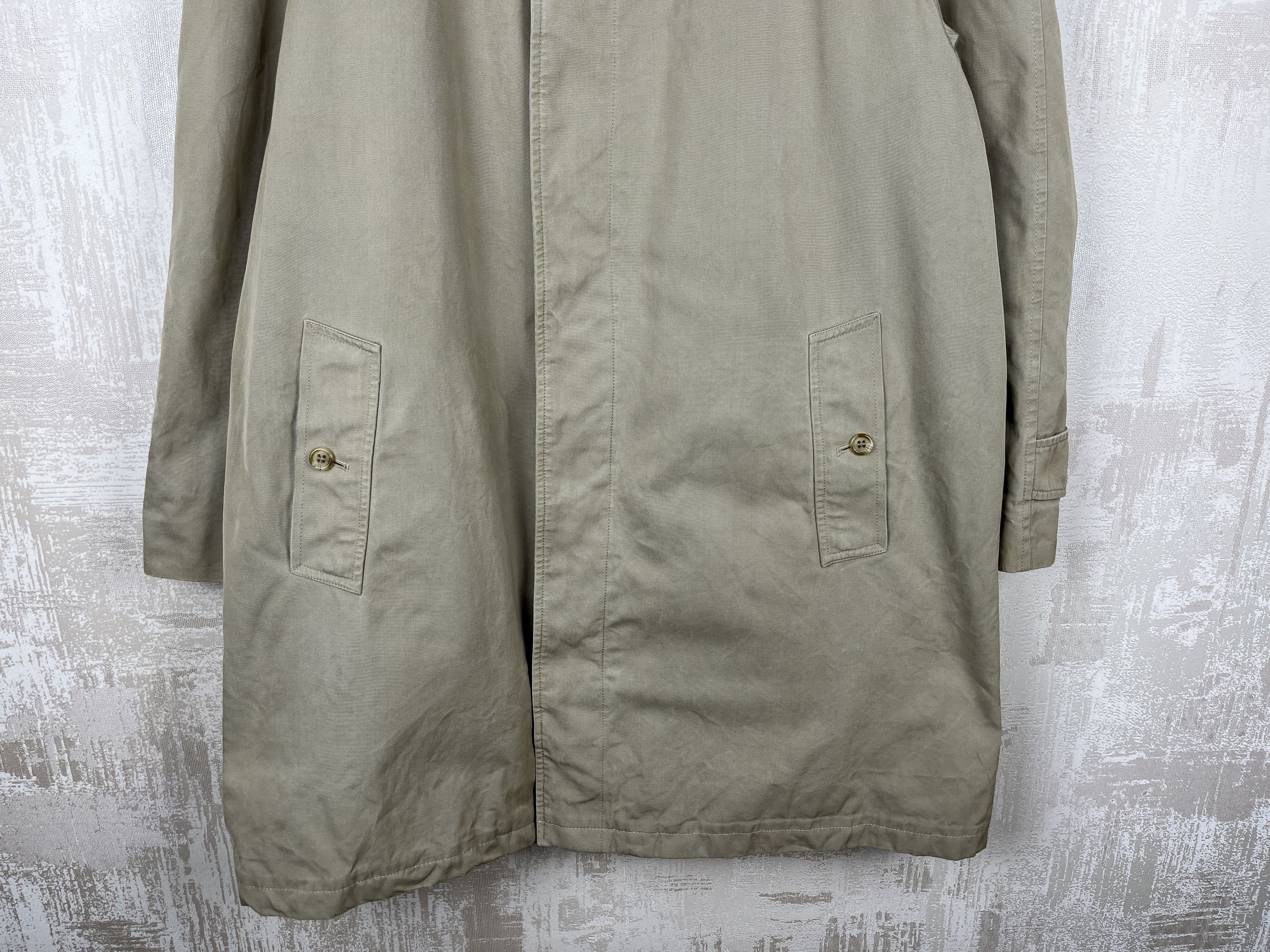 DAKS Vintage Daks London Check Lining Trench Coat Jacket Size US M / EU 48-50 / 2 - 8 Thumbnail