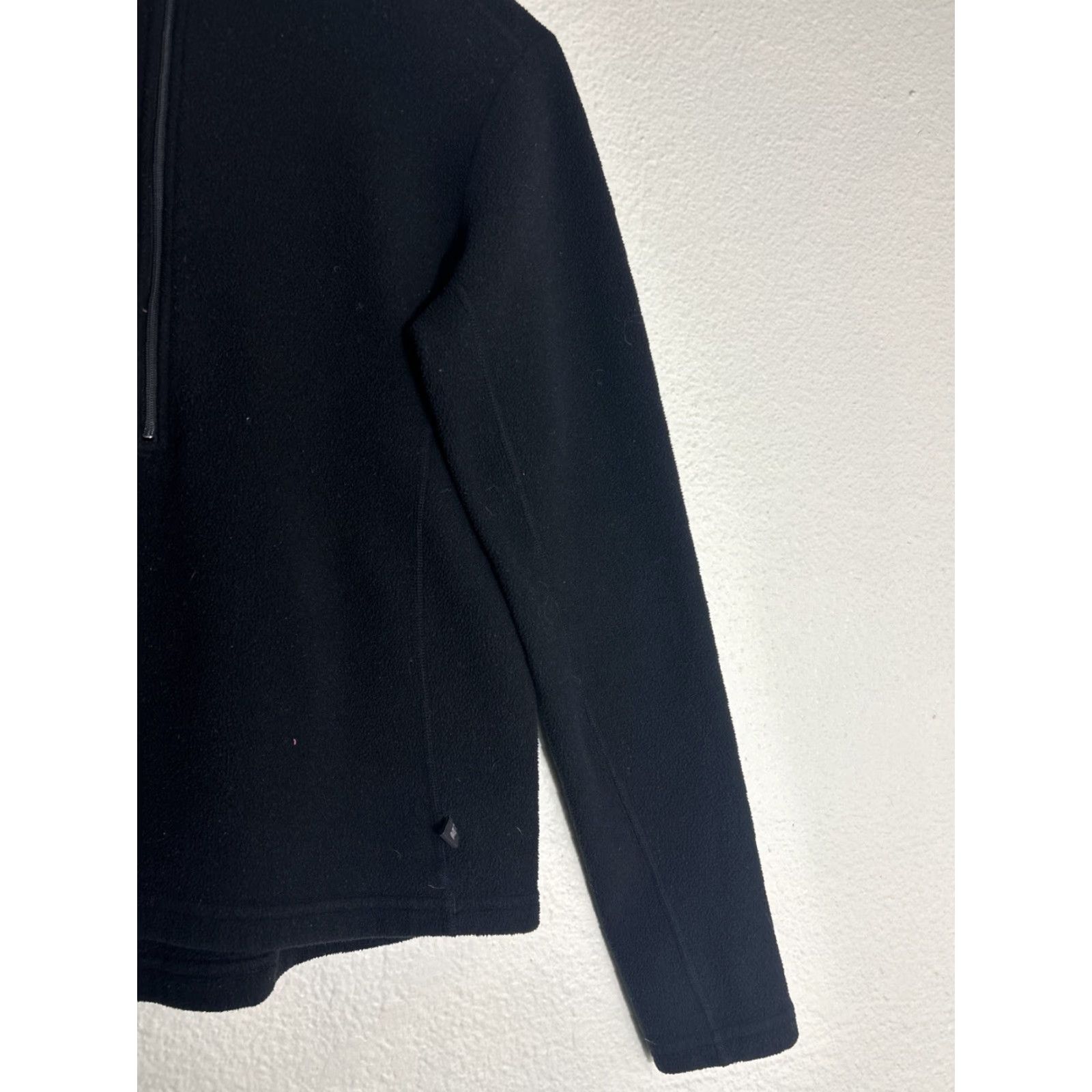 Vintage REI Womens Small 1/4 Zip Black Fleece Windbreaker Jacket Windstopper 19” Chest 24” Length (Adult Womens) Size S / US 4 / IT 40 - 4 Thumbnail