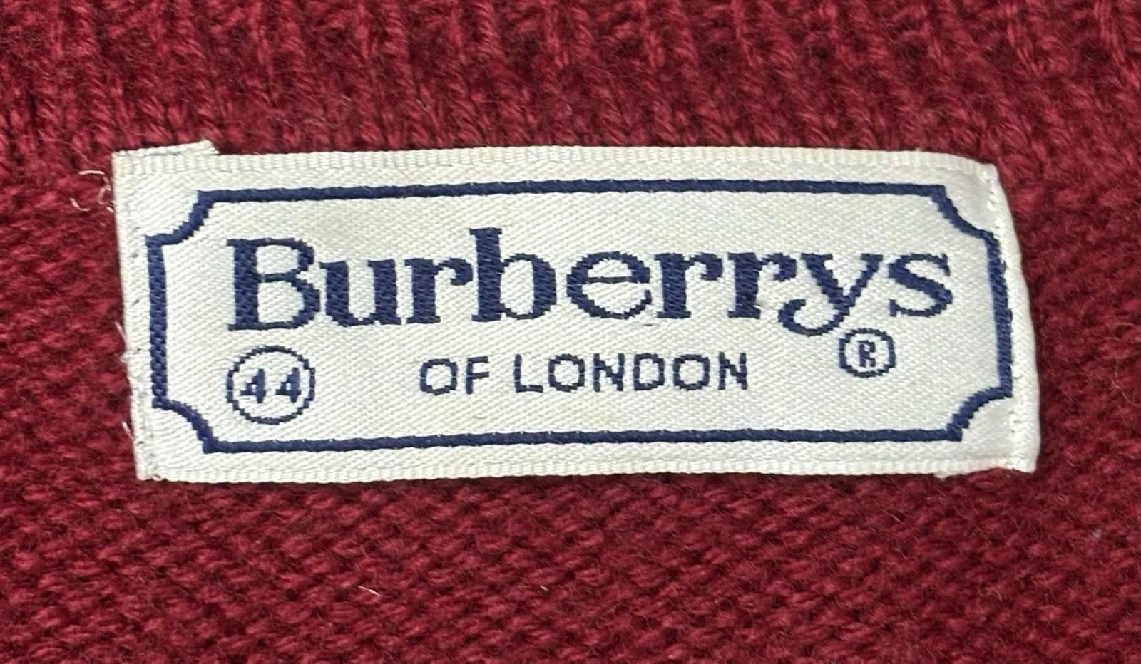 Burberry VTG Burberry Cardigan Sweater Womens 44 M Wool Blend Spain Size M / US 6-8 / IT 42-44 - 2 Thumbnail