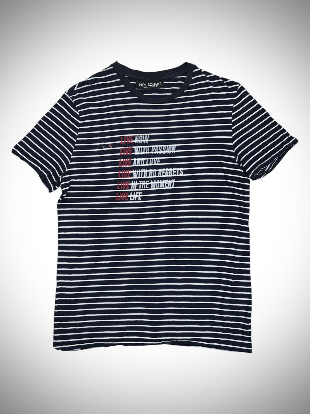 Neil Barrett Neil Barret Slim Fit T-Shirt Made in Italy Size US M / EU 48-50 / 2 - 1 Thumbnail